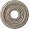 Ekena Millwork Cole PVC Medallion (Canopies up to 4 1/4"), 13"OD x 3 1/2"ID x 3/4"P, Metallic Silver Metallic CMP13COCSV - alternate 1